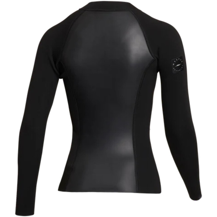 2024 Mystic Frauen Sway Long Sleeve 2mm Front Zip Neoprenjacke 35001.230147.900 - Black